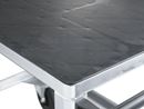 Bordsvagn Industri, 2 hyllplan av plast, hyllplan 1250 x 800 mm, galvaniserat stativ