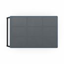 Bordsvagn Industri Industri, 2 hyllplan av plast, hyllplan 1050 x 700 mm, stativ ljusblått