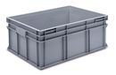 Plastback Alfred, lastkapacitet 20 kg, silvergrå, volym 134 l, yttre höjd 320 mm, 1-pack