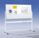 Whiteboard på hjul Vibeke, BxH 1500x1000 mm, emaljerad