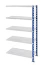 Lagerhylla Jolene, hyllplan stålplåt, HxBxD 1820 x 1025 x 500 mm, utbyggnadssektion