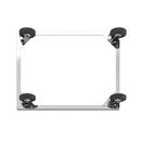 Backvagn Universal, med massivgummihjul, lastkapacitet 250 kg, lastyta 810 x 610 mm, galvaniserat