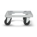 Backvagn Universal, med massivgummihjul, lastkapacitet 250 kg, lastyta 410 x 310 mm, galvaniserat