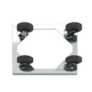 Backvagn Universal, med massivgummihjul, lastkapacitet 250 kg, lastyta 410 x 310 mm, galvaniserat