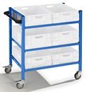 Backställ Kayla, LxBxH 970 x 610 x 1045 mm, 3 hyllplan