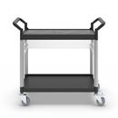 Rullvagn med lådor Pelle, LxBxH 850 x 480 x 950 mm, 2 lådor, 2 hyllplan, lastkapacitet 200 kg