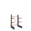 Grenställ Attillo, enkelsidig, HxB 2000 x 1500 mm, arm 1000 mm, grundsektion
