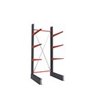 Grenställ Attillo, enkelsidig, HxB 3000 x 1000 mm, arm 1000 mm, grundsektion