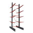 Grenställ Attillo, dubbelsidig, HxB 4000 x 2000 mm, arm 1000 mm, grundsektion