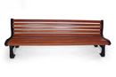 Parkbänk Baran, utan armstöd, ribbor av furu