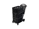 Kundvagn Douglas, med hopfällbar låda på 46 liter, Black Edition, från 2 st