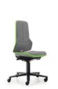 Arbetsstol Elif, permanentkontakt, Supertec, flexband grönt