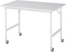 Arbetsbord på hjul Nornor, melaminskiva, tjocklek 22 mm, 30 x 30 mm, BxDxH 1250 x 800 x 900 mm