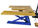 Lyftbord Harriet, E-form, lastkapacitet 1200 kg, fotreglage