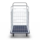 Gallervagn Hilma, med skjutbygel i rostfritt stål, lastkapacitet 370 kg