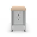 Arbetsbänk Edmund, 1 dörr, 1 öppet fack med botten, BxD 1200 x 600 mm