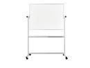 Whiteboard på hjul Maida, stålplåt, lackerad, BxH 1200 x 900 mm