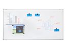 Whiteboard Ida, stålplåt, lackerad, BxH 600 x 450 mm