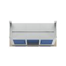 Arbetsbänk Henning, skivans tjocklek 1850 mm, 4 lådor, 2 dörrar, stålplåtsskiva