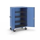 Verkstadsvagn Henrik, med parörr, låsbar, med 3 hyllplan