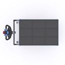 Eldriven hyllvagn CustomLine, 3 hyllplan, antracitgrå RAL 7016, elastisk gummi