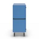 Verkstadsvagn Henrik, med parörr, låsbar, med 4 hyllplan