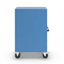 Verkstadsvagn Henrik, med parörr, låsbar, med 4 hyllplan