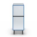 Verkstadsvagn Henrik, jalusier av aluminium, med 4 hyllplan