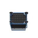 Verkstadsvagn Henrik, jalusier av aluminium, med 4 hyllplan