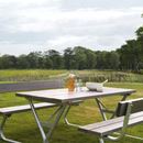 Picknickbord Robust, LxBxH 1750 x 1750 x 740 mm, grå