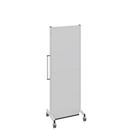 Golvskärm på hjul Erland, för industri och kontor, LxBxH 625 x 740 x 2021 mm