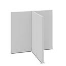 Golvskärm Hans, kontor/industri, komplett modul, LxBxH 2656 x 2131 x 2500 mm