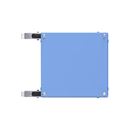 Backställ med backar CustomLine, för backar LxB 400 x 300 mm, blå, med 4 backar, 210 mm höga