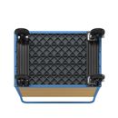 Plattformsvagn Line, med 2 höga långsidor, LxB 1250 x 800 mm, massivgummihjul