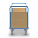 Plattformsvagn Line, med 2 gavlar, med centralbroms, LxB 1150 x 700 mm