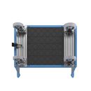 Plattformsvagn Line, med 2 gavlar, med centralbroms, LxB 1150 x 700 mm