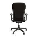 Kontorsstol MOTION, stoppat ryggstöd, mörkgrått, svart