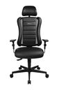 Gamingstol Sitness RS, inkl. nackstöd och armstöd, svart / svart