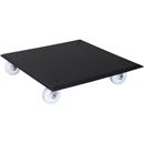 Blomvagn Kvadrat Aluminium Wagner, lastkapacitet 100 kg, LxB 450 x 450 mm, svart