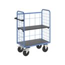 Postbur 500 kg Noor, med gallerväggar, på 3 sidor, längd 950 mm, inkl. 1 hyllplan