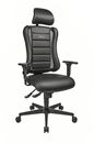 Gamingstol Sitness RS, inkl. nackstöd och armstöd, svart / svart