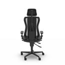 Gamingstol Sitness RS, inkl. nackstöd och armstöd, svart / svart
