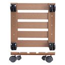 Blomvagn Komposit WPC Wagner, lastkapacitet 60 kg, LxB 290 x 290 mm, ockra, 2-pack