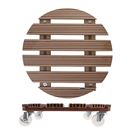 Blomvagn Komposit WPC Wagner, lastkapacitet 120 kg, LxB 500 x 500 mm, ockra