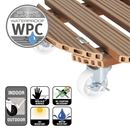 Blomvagn Komposit WPC Wagner, lastkapacitet 120 kg, LxB 500 x 500 mm, ockra