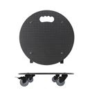 Blomvagn Laminat HPL Wagner, lastkapacitet 100 kg, HPL, Ø 380 mm, svart