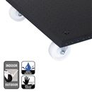 Blomvagn Kvadrat Aluminium Wagner, lastkapacitet 100 kg, LxB 450 x 450 mm, svart