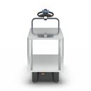 Eldriven Rullvagn Edessa, 2 hyllplan galvaniserade, LxBxH 1470 x 700 x 1300 mm, galvaniserad