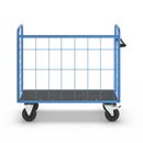 Postbur 500 kg Noor, med gallerväggar, på 3 sidor, längd 1420 mm