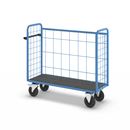 Postbur 500 kg Noor, med gallerväggar, på 3 sidor, längd 1420 mm